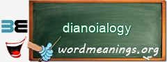 WordMeaning blackboard for dianoialogy